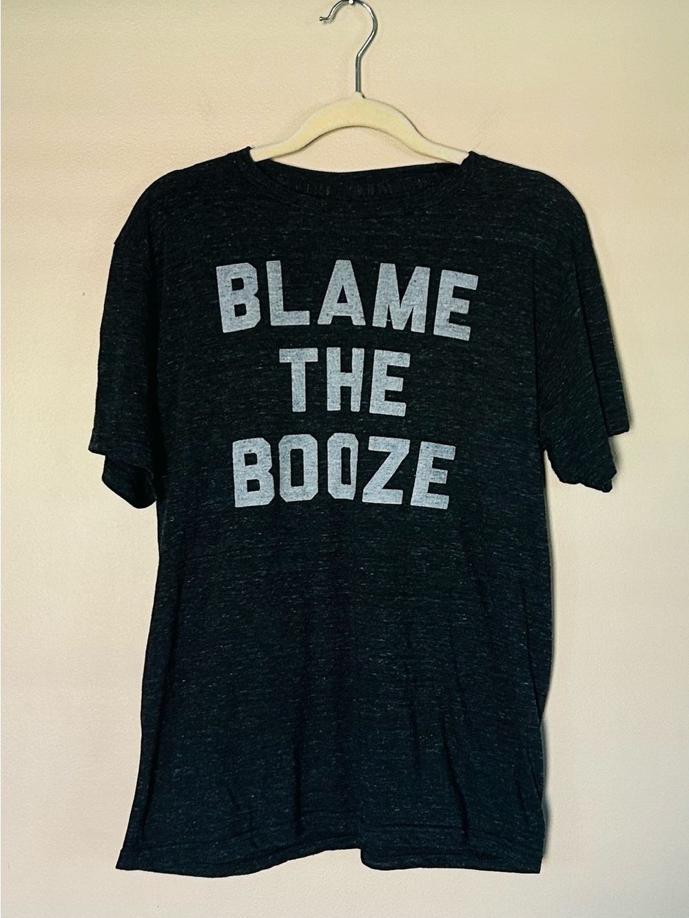 Buy Me Brunch “Blame The Booze” Black Graphic Tee